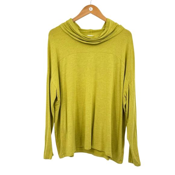 Cabi 4193 Ease Moss Green Soft Knit Cowl Neck Long Sleeve Relaxed Fit Casual Top - Picture 9 of 13